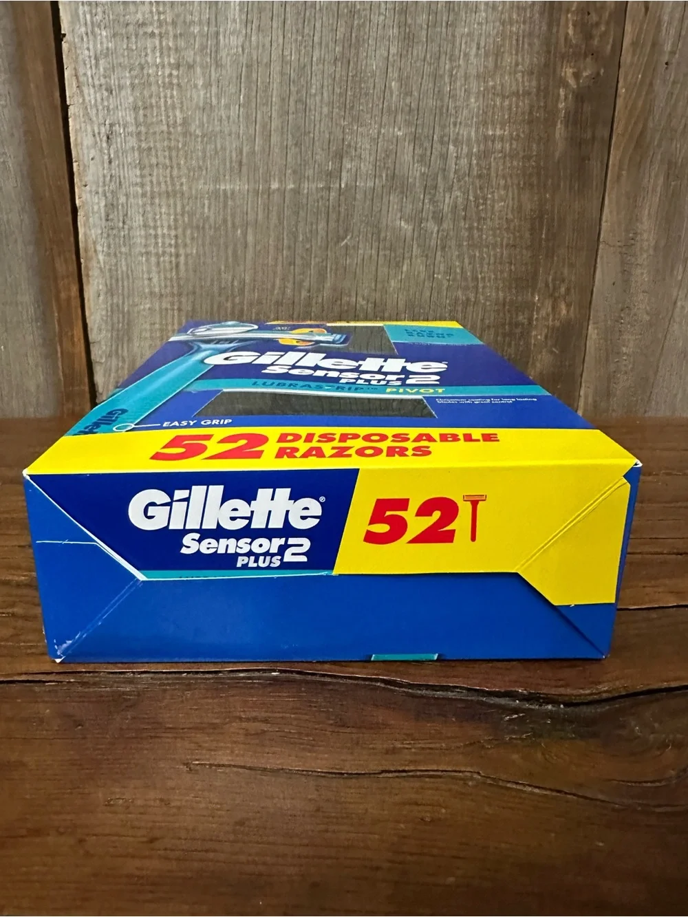 Gillette Sensor2 Plus Pivoting Head + Lubrastrip Men’s Disposable Razors 52 ct